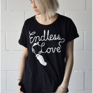stay home club "endless love" loose tee